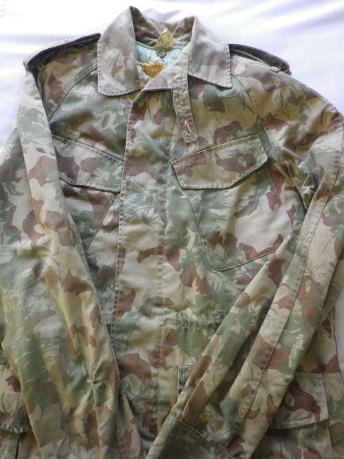 SAP - 2ND PATT. CAMO JACKET + DETACHABLE WOOL LINING - SIZE M. - MADE ENSIGN - OBSOLETE       (4334)