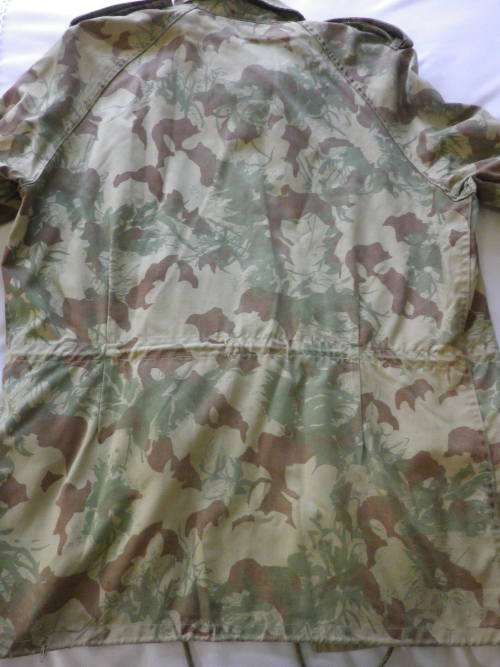 SAP - 2ND PATT. CAMO JACKET + DETACHABLE WOOL LINING - SIZE M. - MADE ENSIGN - OBSOLETE       (4334)