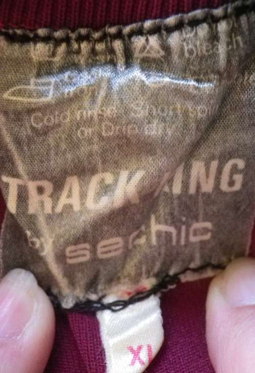 SADF - 1 PARACHUTE BATTALION TRACK SUIT - MADE TRACK KING - SIZE XL- INSCRIBED   (6719)