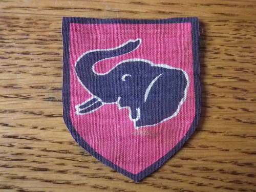 RHODESIAN ARMY - 1 BRIGADE (MATABELELAND)   PRINTED SHOULDER PATCH. -     (2283)