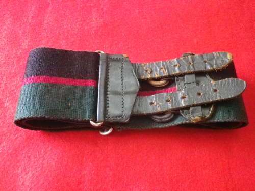 RHODESIA REGT.  STABLE BELT - EARLY WEAVE - GOOD CONDITION - MAX LENGTH 94cm / 37"         (6764)