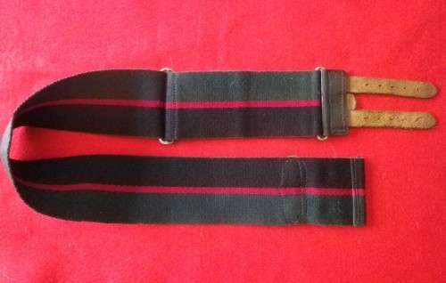 RHODESIA REGT.  STABLE BELT - EARLY WEAVE - GOOD CONDITION - MAX LENGTH 94cm / 37"         (6764)
