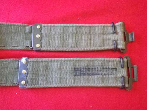 RHODESIAN - PATTERN 69 WEB BELT - MAX LENGTH 107cm / 42"  - INSCRIBED    (6814)