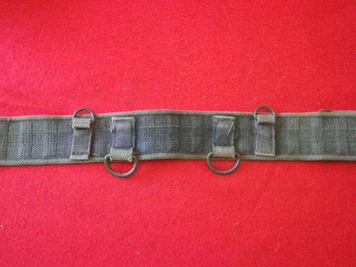 RHODESIAN - PATTERN 69 WEB BELT - MAX LENGTH 107cm / 42"  - INSCRIBED    (6814)
