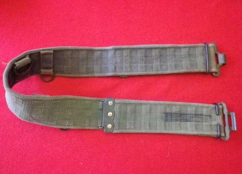 RHODESIAN - PATTERN 69 WEB BELT - MAX LENGTH 107cm / 42"  - INSCRIBED    (6814)