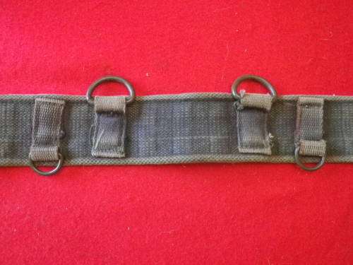 RHODESIAN - PATTERN 69 WEB BELT - MAX LENGTH 107cm / 42"  - INSCRIBED    (6814)