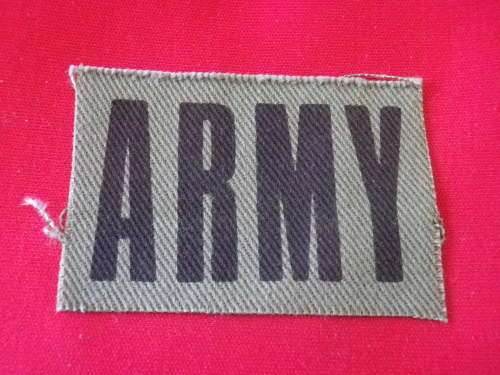 RHODESIAN ARMY - SECOND PATTERN BREAST BADGE (6802)