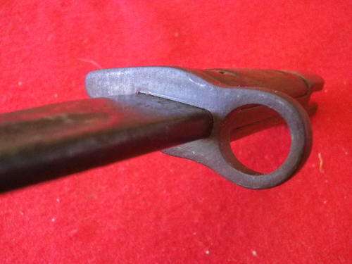 BRITISH LEE ENFIELD NO 1 .303 BAYONET P1907 MADE WILKINSON + SCABBARD + LEATHER FROG (WW2)  (4364)