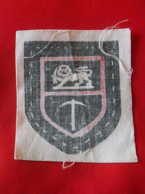 RHODESIAN ARMY RH PRINTED ARM PATCH - AS ISSUED -     (3739)