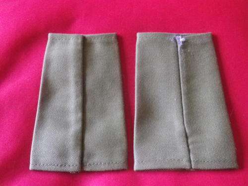 RHODESIA BSAP - CHIEF INSPECTORS PAIR EPAULETTE SLIP ONS    (4426)