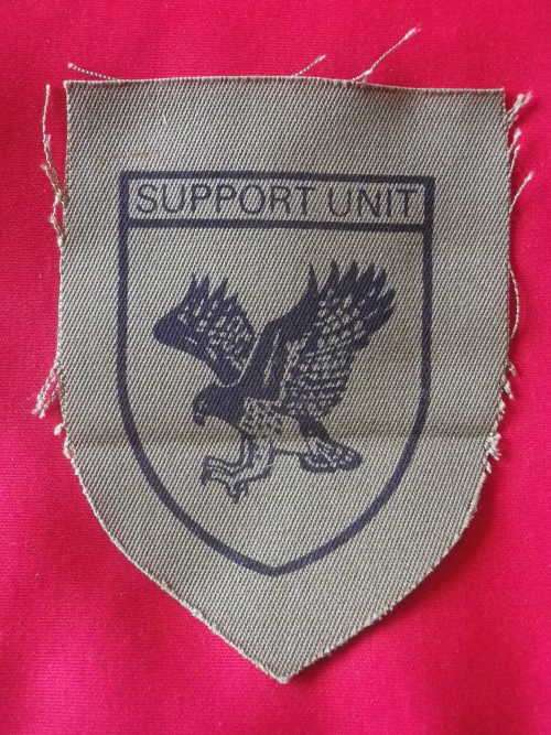 RHODESIA BSAP - SUPPORT UNIT SHOULDER PATCH - AS ISSUED    (4424)