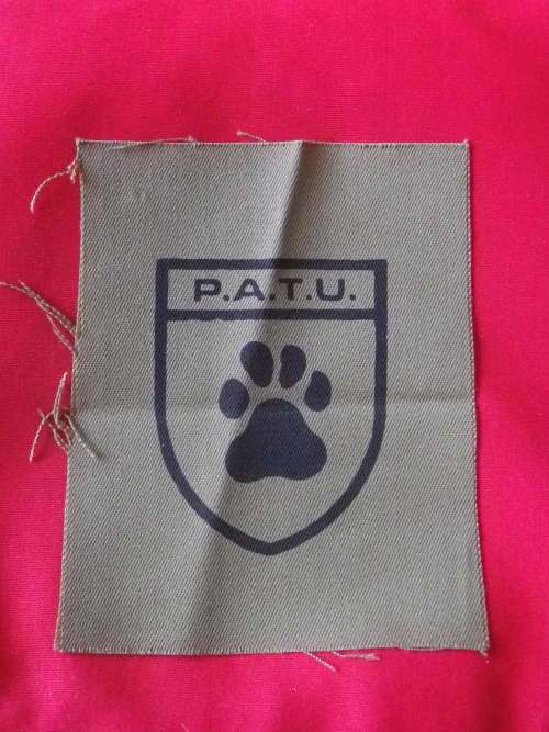 RHODESIA BSAP - PATU SHOULDER PATCH - AS ISSUED             (4425)