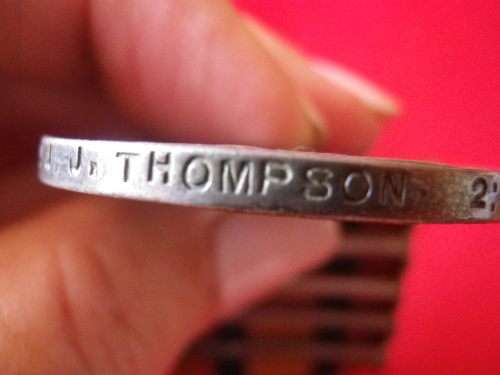 BRITISH QSA MEDAL -2582 PVT. JJ THOMPSON 2BN DUKE OF CORNWALL LIGHT INFANTRY SEE BELOW        (4433)