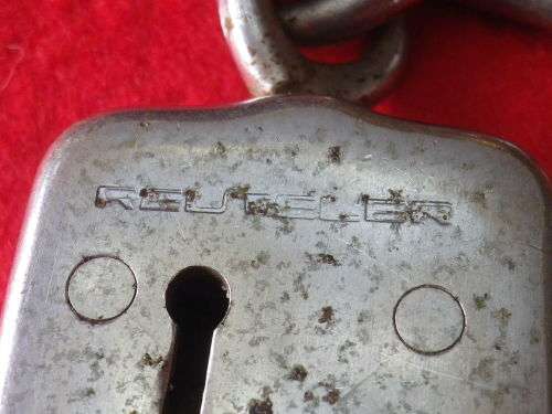 RHODESIA BSAP - UDI PERIOD HANDCUFFS - MADE REUTELER - KEY WORKS, NOT ORIGINAL     (6927)