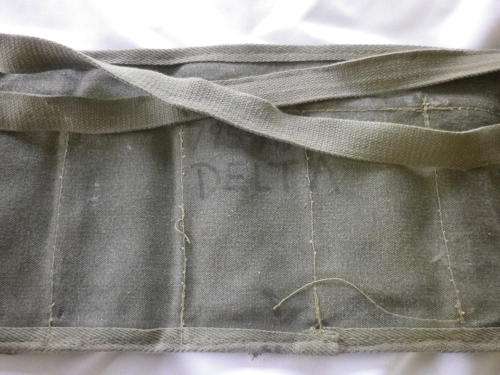 RHODESIAN ARMY - HEAVY DUTY CANVAS CHEST RIG / WEBBING - 6 MAG +2 GRENADE POUCHES - MORE BELOW-(4398