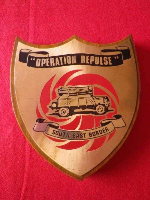 RHODESIA - OPERATION REPULSE PLAQUE  - MADE HT ENTERPRISES   (6979)