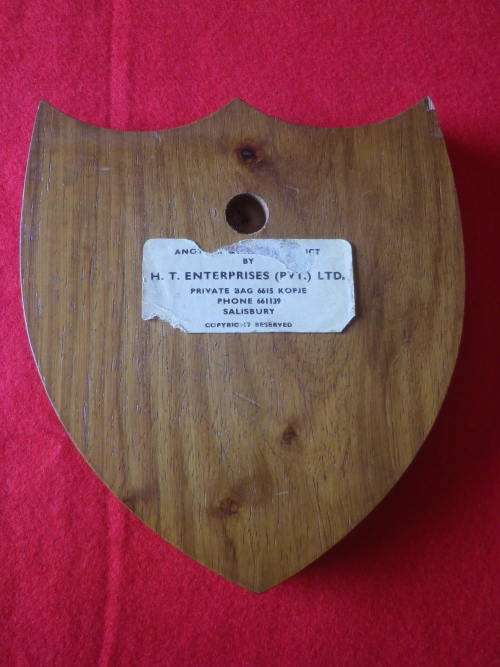 RHODESIA - OPERATION REPULSE PLAQUE  - MADE HT ENTERPRISES   (6979)