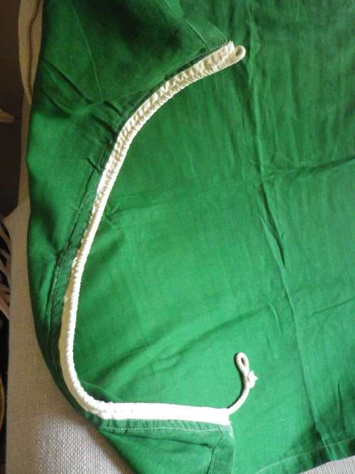 RHODESIAN FULL SIZE FLAG - NO LABEL - MINOR DISCOLOURATION + MOUNTING RESIDUE 195x87cm    (3783)