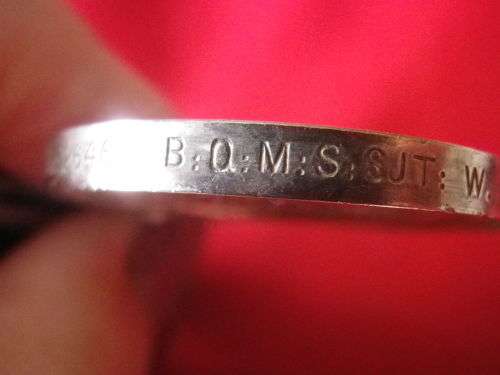 QSA - BOER WAR - TO  W.W.SCOTT 63RD BTY. RFA - 5 BARS - UNRESEARCHED CONDITION AS SEEN IN PICS(4478)