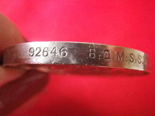 QSA - BOER WAR - TO  W.W.SCOTT 63RD BTY. RFA - 5 BARS - UNRESEARCHED CONDITION AS SEEN IN PICS(4478)