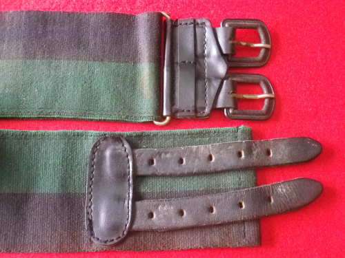RHODESIAN AFRICAN RIFLES  STABLE BELT - MAX LENGTH 79 cm / 31"- (4474)