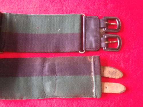 RHODESIAN AFRICAN RIFLES  STABLE BELT - MAX LENGTH 79 cm / 31"- (4474)