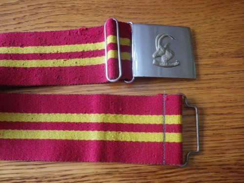 RHODESIAN ARMOURED CAR REGT. - STABLE BELT MAX LENGTH  79cm / 31"  - SEE MORE BELOW  (4475)