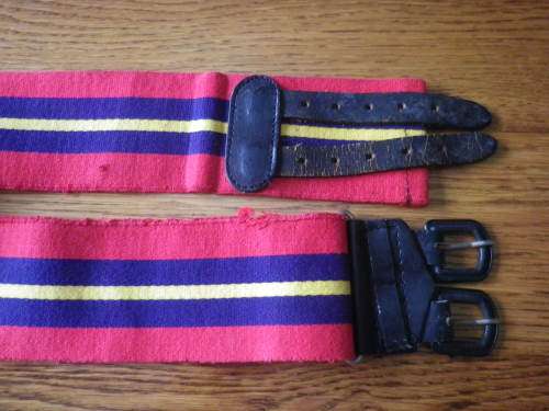 RHODESIAN ARTILLERY STABLE BELT -   MAX LENGTH 97CM / 38"    (4401)