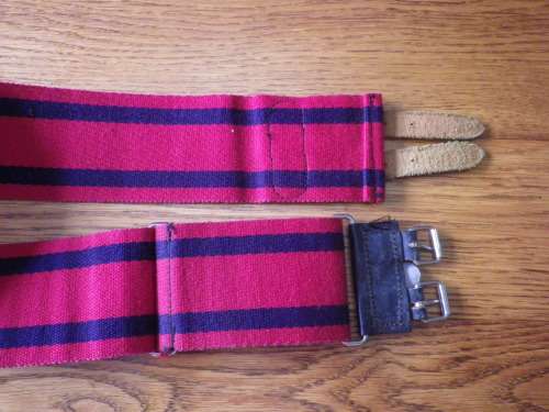 RHODESIAN ENGINEERS - STABLE BELT - MAX LENGTH 87CM / 34"  -EARLY WEAVE -    (4473)