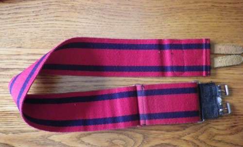 RHODESIAN ENGINEERS - STABLE BELT - MAX LENGTH 87CM / 34"  -EARLY WEAVE -    (4473)