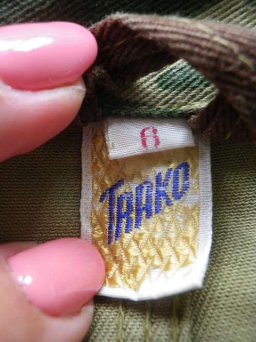 RHODESIAN CAMMO ONE PIECE MECHANICS OVERALL - AS NEW - MADE TRAKO - SIZE 6 - RARE SEE BELOW (4484)