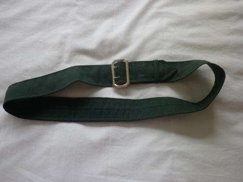 RHODESIAN ARMY GREENS TUNIC + TROUSERS + BELT - MADE RAPIER GARMENTS, SBY SEE BELOW   (4391)