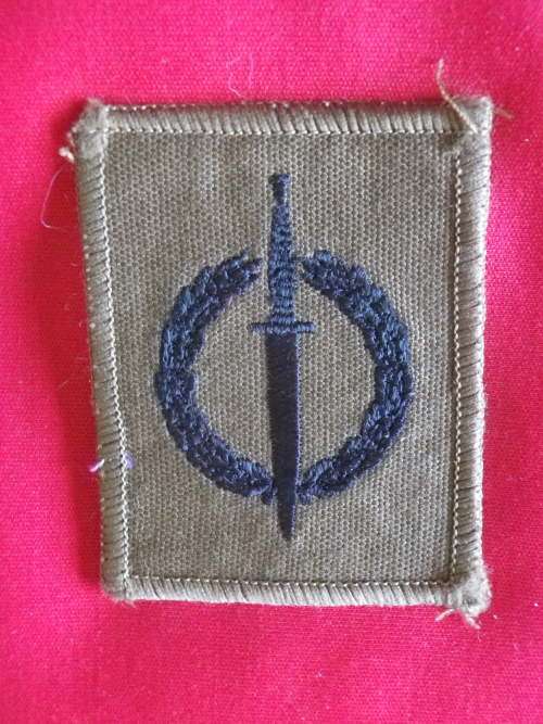 SADF - RECCE OPERATORS CLOTH BREAST BADGE  - DINNES 1778                     -(2511)