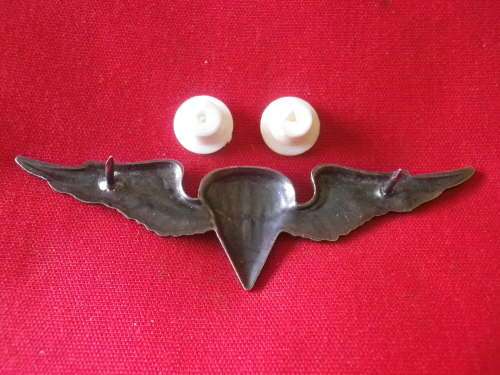 SWATF - BASIC PARA QUALIFICATION WING   - OXIDISED SILVER    - DINNES 1251           (2507)