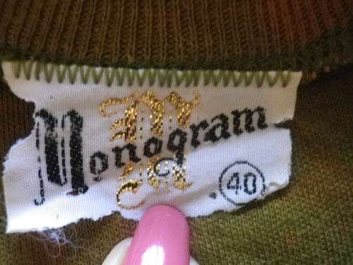 RHODESIAN ASC TEE SHIRT - 2 MAINT. COY. 2 BDE - SIZE 40 - MADE MONOGRAM - MINOR DISCOLOURATION (4515