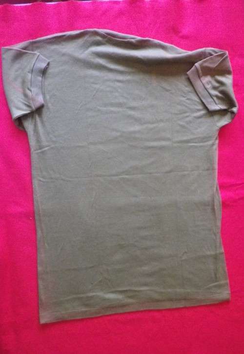 RHODESIAN ASC TEE SHIRT - 2 MAINT. COY. 2 BDE - SIZE 40 - MADE MONOGRAM - MINOR DISCOLOURATION (4515
