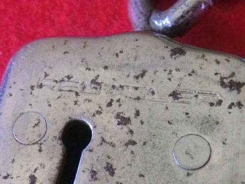 RHODESIA BSAP - HANDCUFFS - MADE REUTELER - SOME TARNISH - KEY WORKS BUT NOT ORIGINAL  (7090)