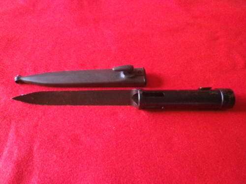 SADF - R1 BAYONET + NYLON SCABBARD     (2359)