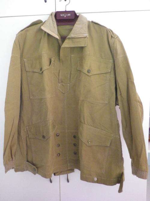 RHODESIAN ARMY ISSUED KHAKI PARA SMOCK 1960's - GOOD CONDITION - RARE -   (4566)