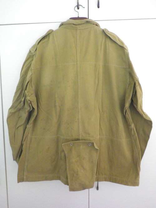 RHODESIAN ARMY ISSUED KHAKI PARA SMOCK 1960's - GOOD CONDITION - RARE -   (4566)
