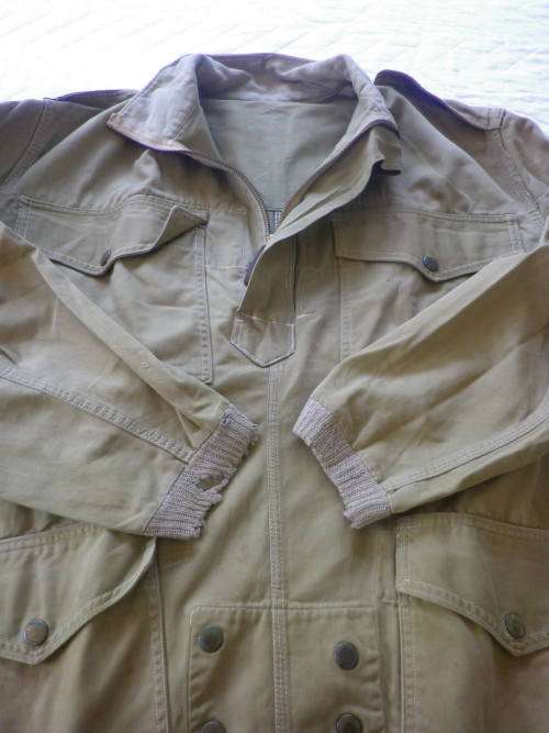 RHODESIAN ARMY ISSUED KHAKI PARA SMOCK 1960's - GOOD CONDITION - RARE -   (4566)