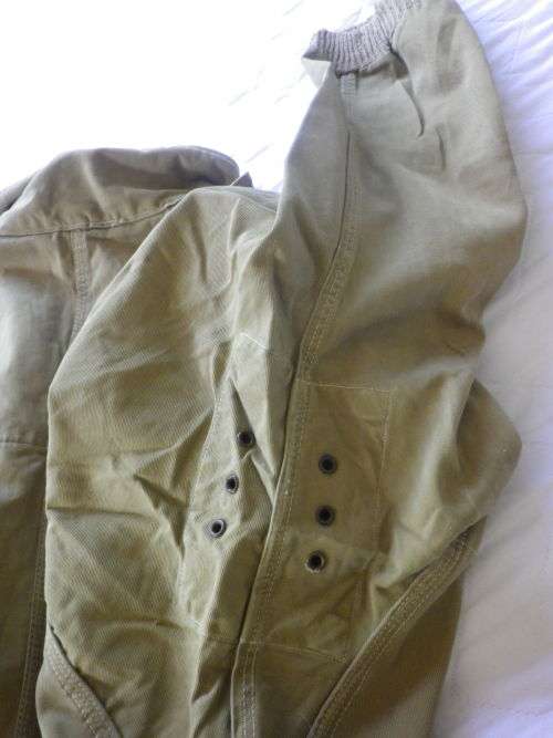 RHODESIAN ARMY ISSUED KHAKI PARA SMOCK 1960's - GOOD CONDITION - RARE -   (4566)