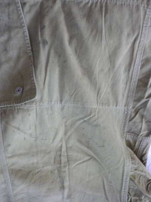 RHODESIAN ARMY ISSUED KHAKI PARA SMOCK 1960's - GOOD CONDITION - RARE -   (4566)