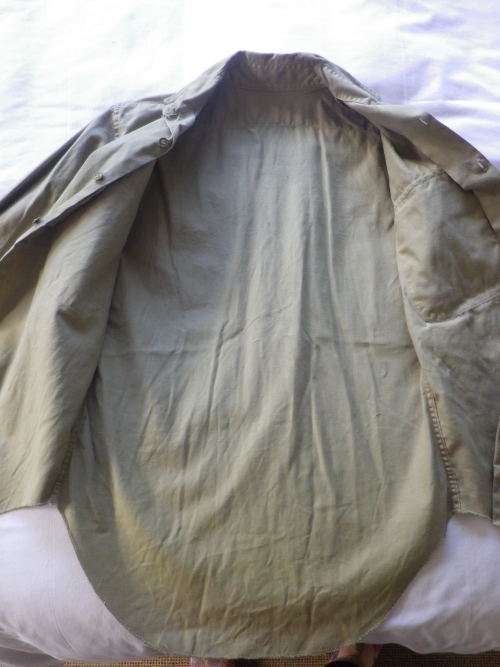 RHODESIAN LS KHAKI SHIRT - SIZE SMALL -SEE BELOW    (7332)