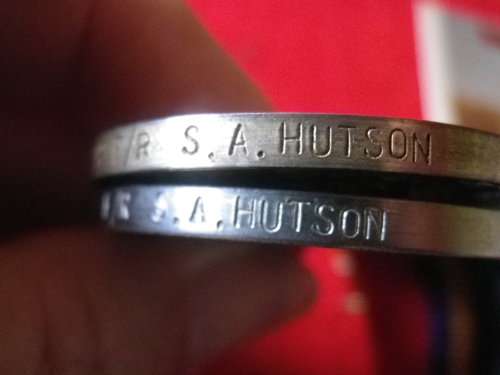 RHODESIAN PAIR MEDALS + DOG TAG + PHOTO + SHOULDER TITLE + RESERVIST BADGE + SERVICE HISTORY  (3879)