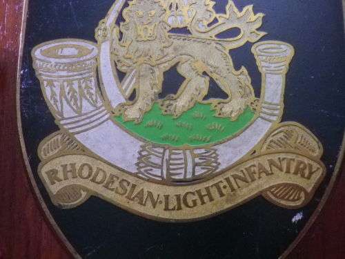 RHODESIAN LIGHT INFANTRY   PLAQUE   (3878)