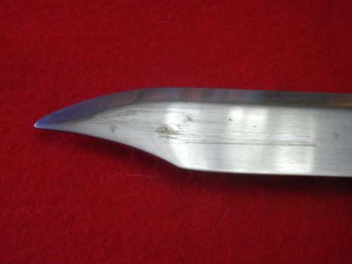 CHINESE KNIFE BAYONET + SCABBARD FOR AK74   - NO WIRE CUTTER MECHANISM    (4629)