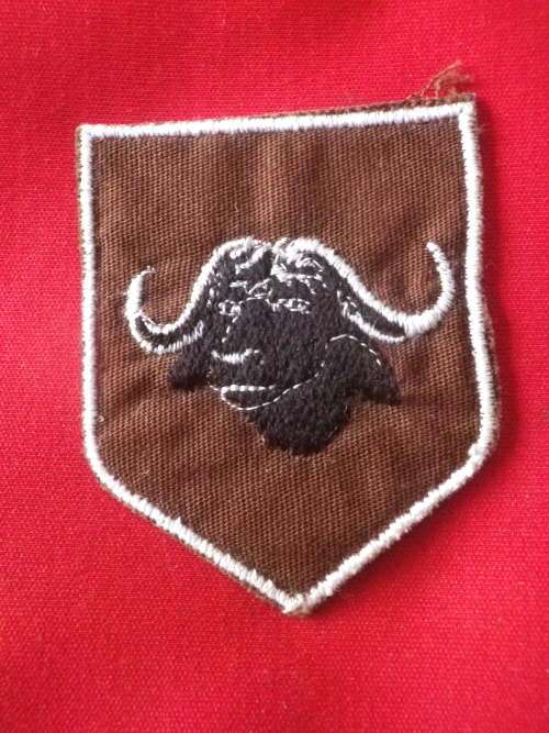 RHODESIAN ARMY - 3 BRIGADE (MANICALAND)  EMBROIDERED SHOULDER PATCH      (3943)