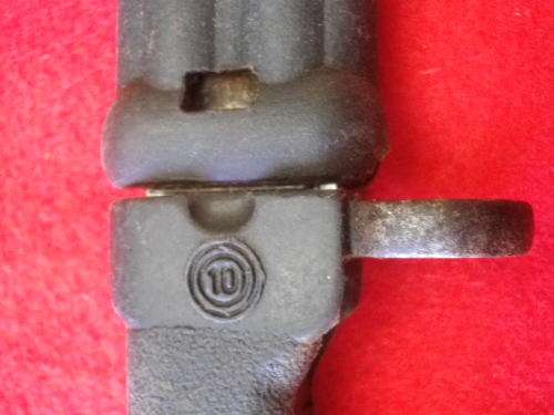 EAST GERMAN  KNIFE BAYONET + SCABBARD FOR AKM   - (4626)