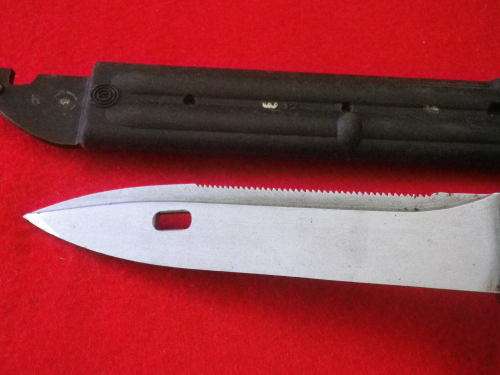 EAST GERMAN  KNIFE BAYONET + SCABBARD FOR AKM   - (4626)